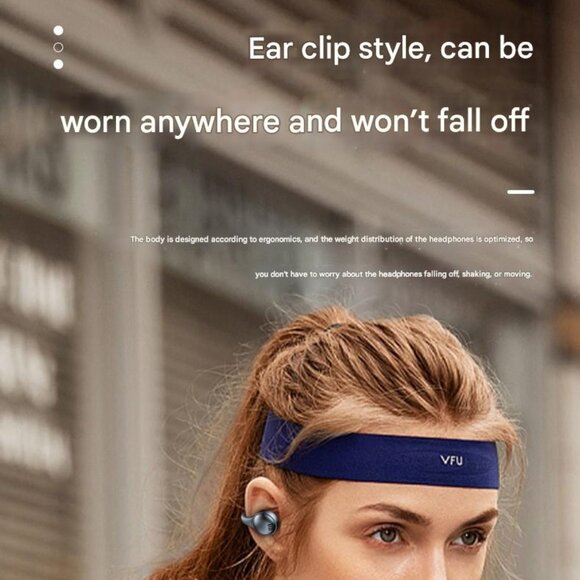 X22 bone conduction bluetooth headset wireless noise reduction sports headset - Picture 3 of 8